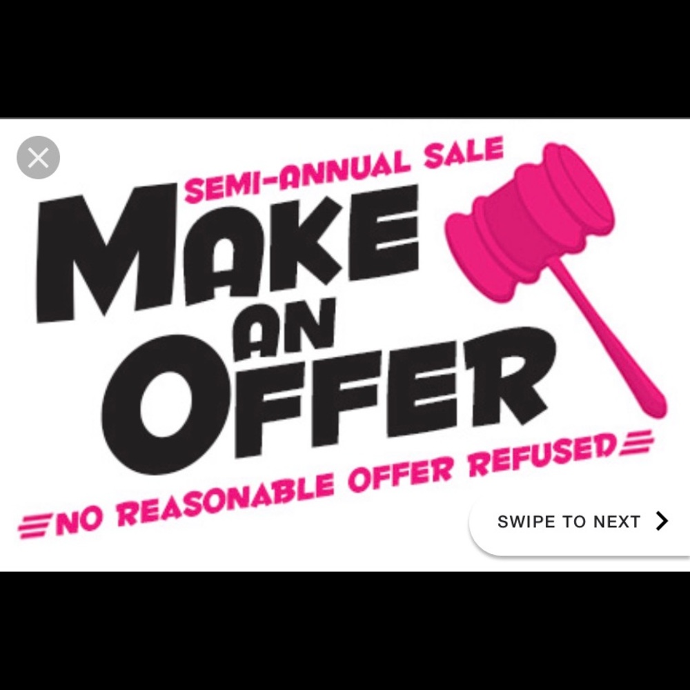 Please make offers